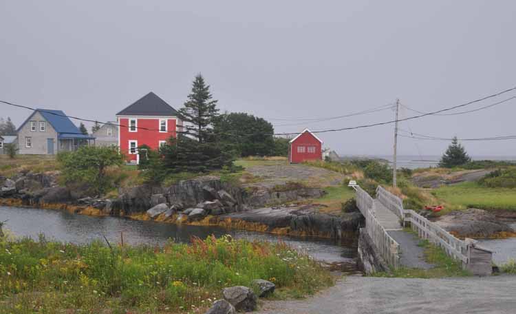 bridge and house